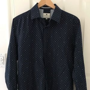 Navy Blue Button Down